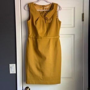 Tahari Mustard dress